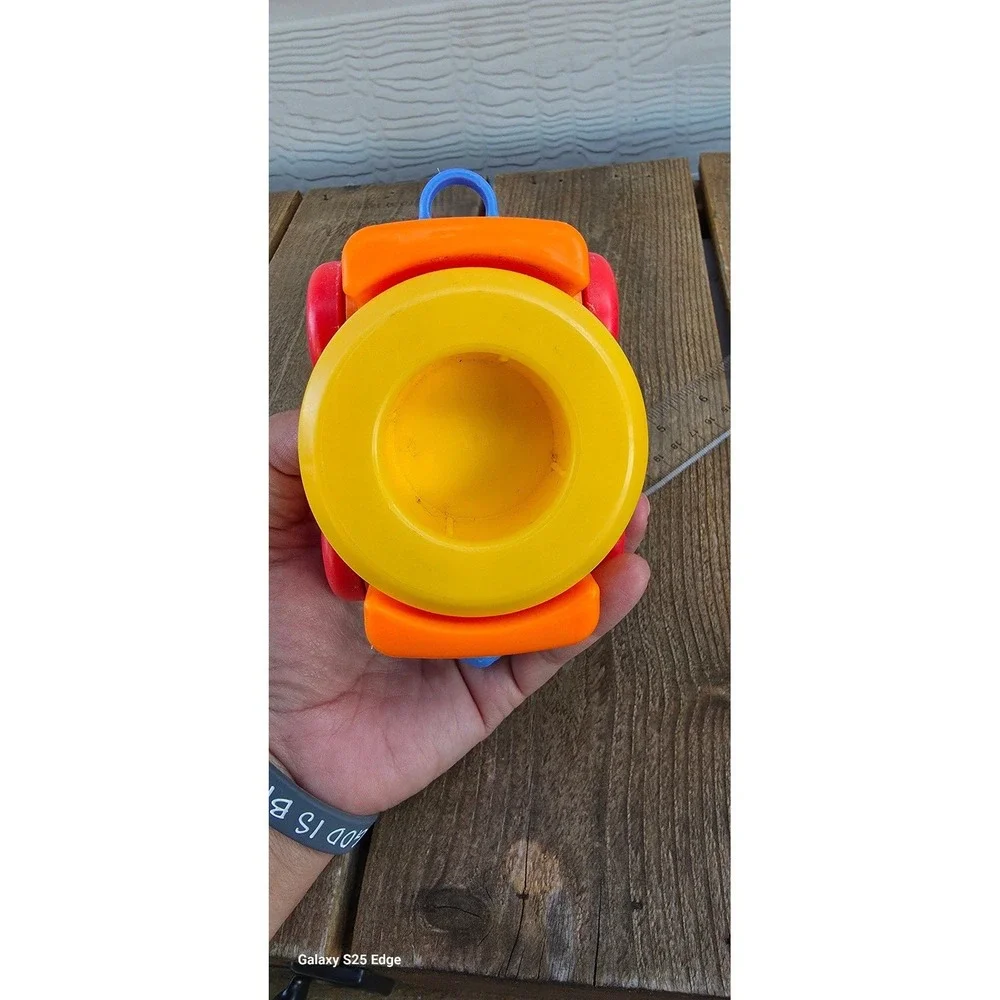 Fisher Price Little People Train Car Cement Mixer DMC44 Multi Color 2015 Mattel